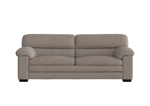 Cozee Fabric 3 Seater Sofa  Silver | Bed Sava