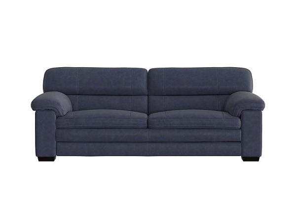 Cozee Fabric 3 Seater Sofa  R23 Blue | Bed Sava