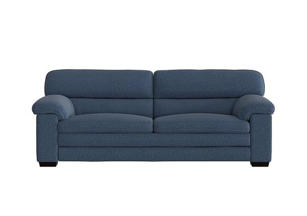 Cozee Fabric 3 Seater Sofa  R38 Blue | Bed Sava