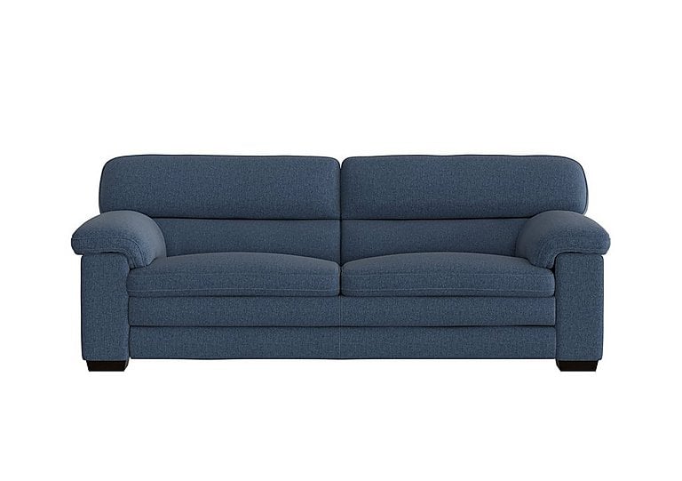 Cozee Fabric 3 Seater Sofa - R38 Blue