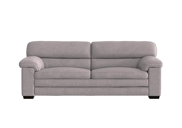 Cozee Fabric 3 Seater Sofa  R27 Pewter | Bed Sava