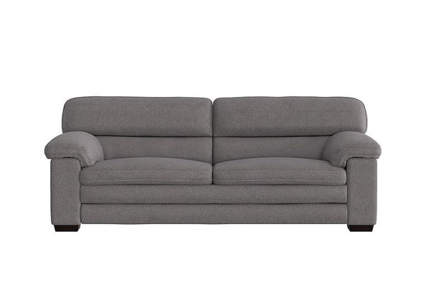 Cozee Fabric 3 Seater Sofa  Charcoal Grey | Bed Sava