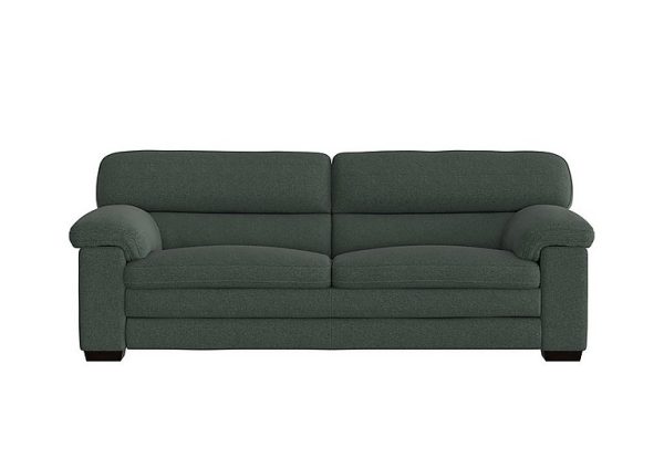 Cozee Fabric 3 Seater Sofa  Moss Green | Bed Sava