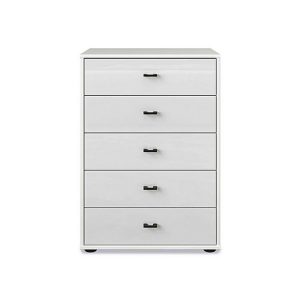 Wiemann  Dallas 60cm 5 Drawer Glass Chest | Bed Sava