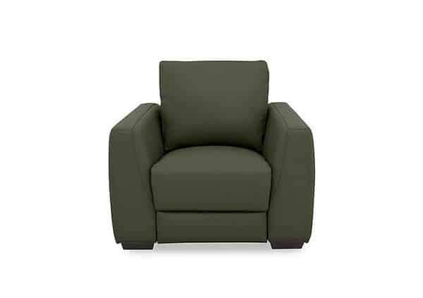 Dinky Leather Chair  Oslo Pine | Bed Sava