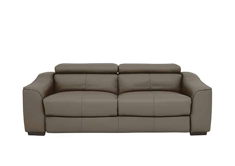 World of Leather - Elixir 3 Seater BV Leather Sofa Bed - BV Elephant
