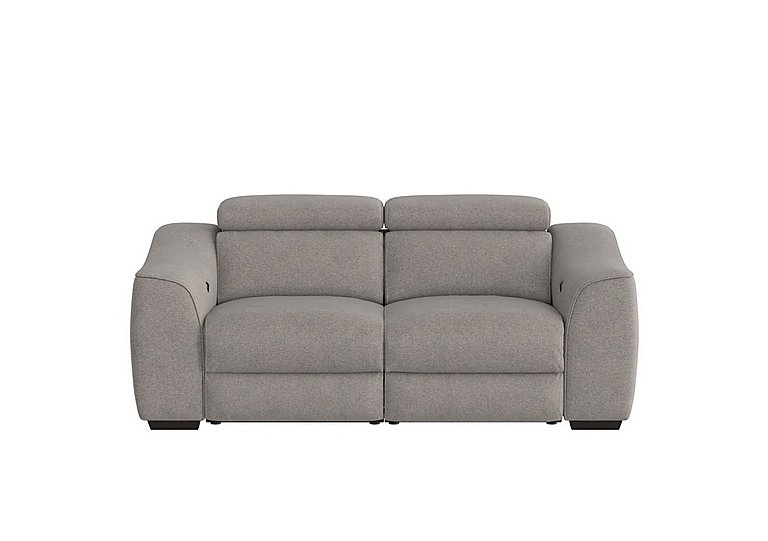 Elixir 2 Seater Fabric Sofa with Power Recliner - Wild Dove