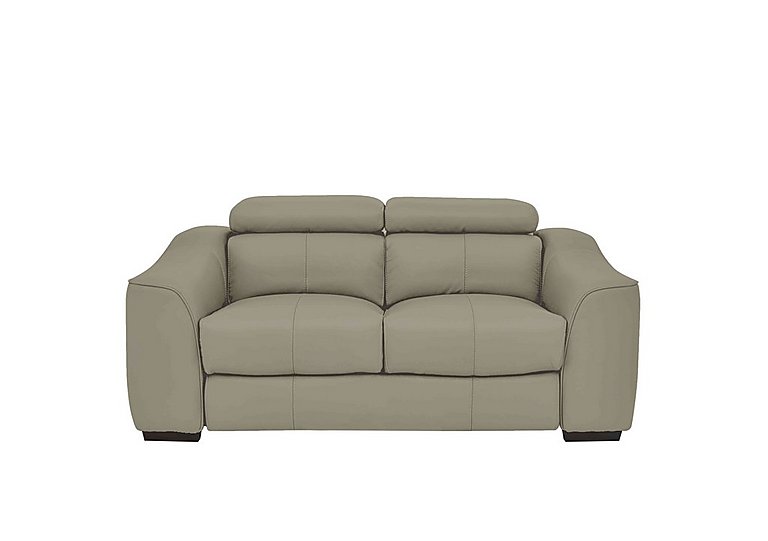World of Leather - Elixir 2 Seater BV Leather Sofa with Power Recliner - BV Taupe
