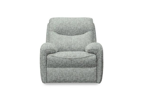 G Plan  Amesbury Fabric Armchair with Power Recliner  Remco Light Grey | Bed Sava