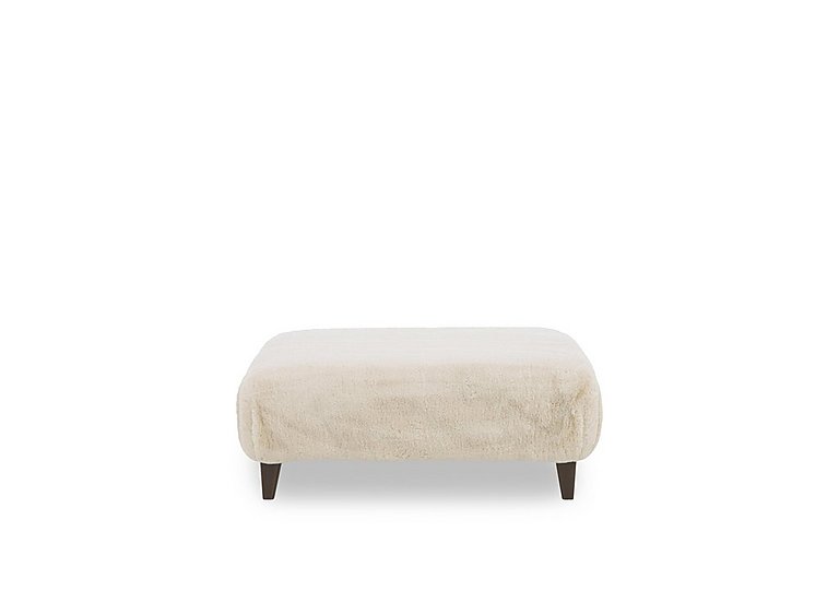 Oh So Glam Aura Fur Footstool