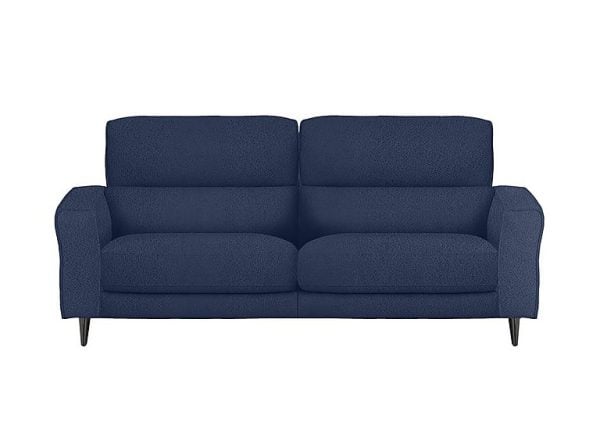 Axel 3 Seater Fabric Power Recliner Sofa  Blue | Bed Sava