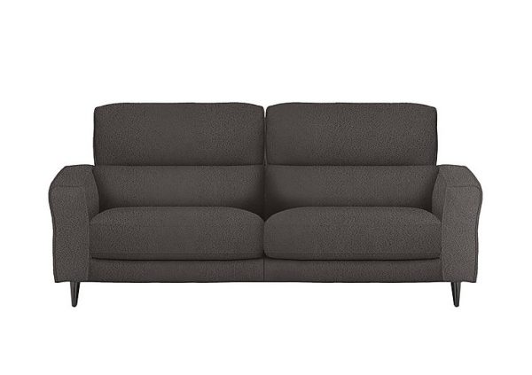Axel 3 Seater Fabric Power Recliner Sofa  Dark Grey | Bed Sava