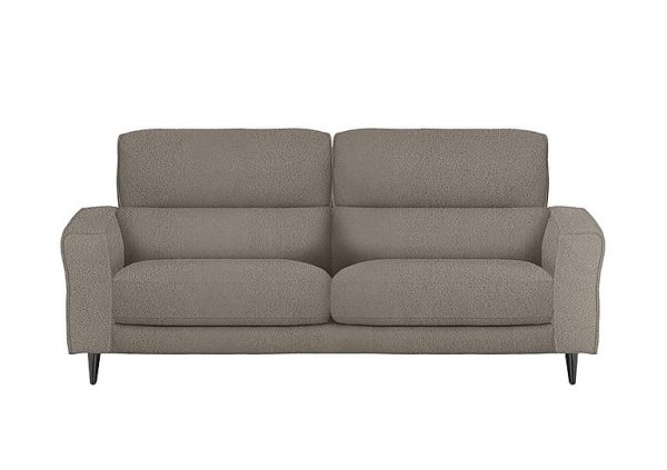 Axel 3 Seater Fabric Sofa  Silver | Bed Sava