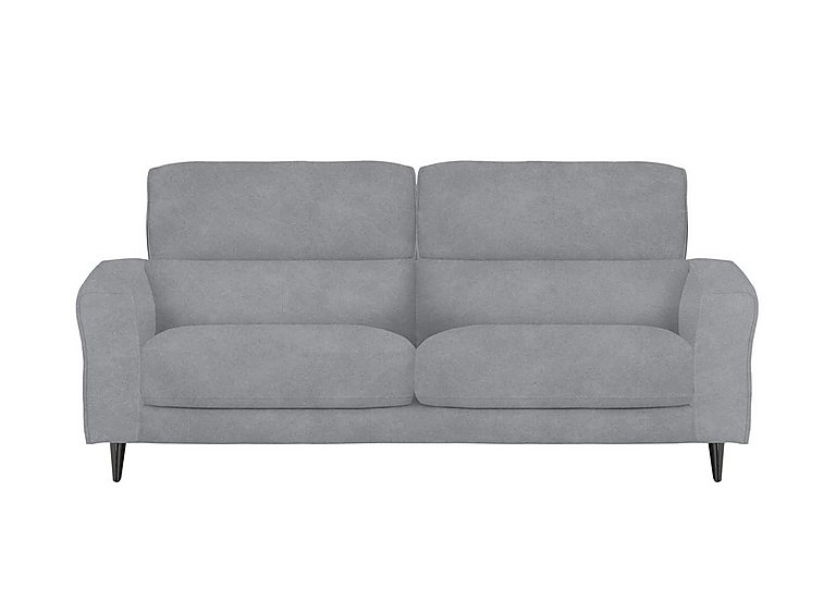Axel 3 Seater Fabric Sofa - Bluish Grey