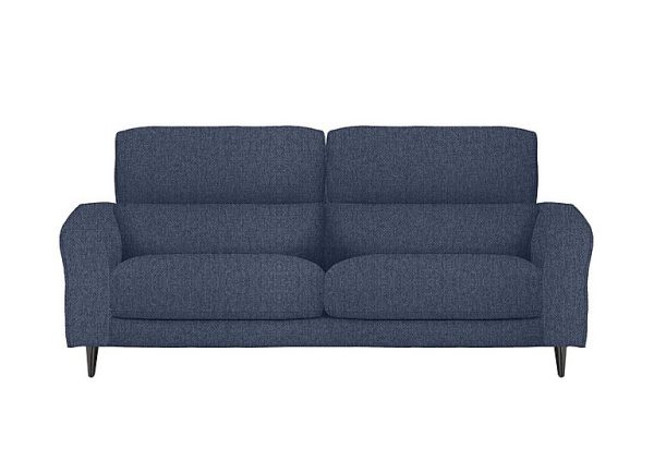 Axel 3 Seater Fabric Sofa  R38 Blue | Bed Sava