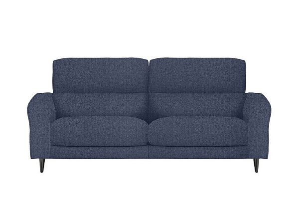 Axel 3 Seater Fabric Power Recliner Sofa  R38 Blue | Bed Sava