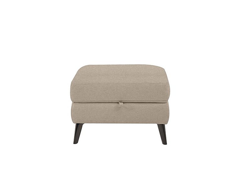 Axel Fabric Storage Footstool - R28 Beige