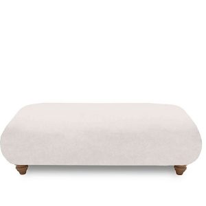 Boutique Collection  Blenheim Bench Stool  Darwin Ivory with Oak Feet | Bed Sava
