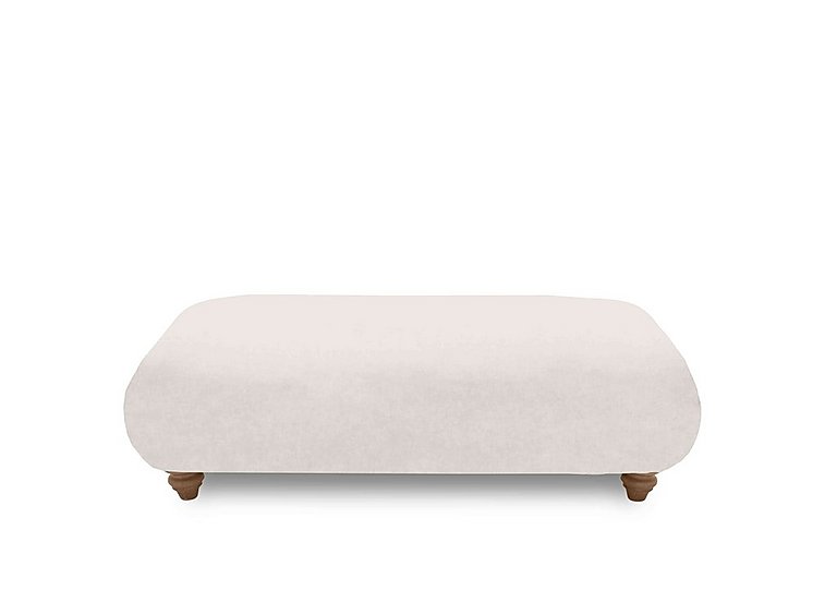 Boutique Collection - Blenheim Bench Stool - Darwin Ivory with Oak Feet