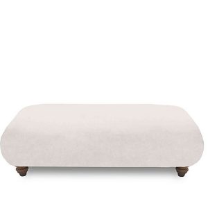 Boutique Collection  Blenheim Bench Stool  Darwin Ivory with Walnut Feet | Bed Sava