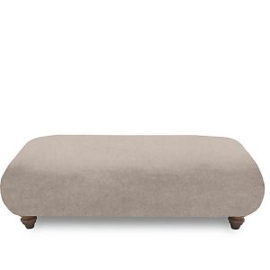 Boutique Collection  Blenheim Bench Stool  Darwin Mink with Walnut Feet | Bed Sava