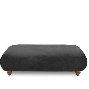 Boutique Collection  Blenheim Bench Stool  Darwin Raven with Oak Feet | Bed Sava