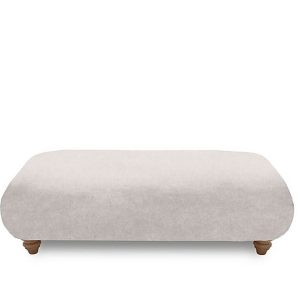 Boutique Collection  Blenheim Bench Stool  Darwin Silver with Oak Feet | Bed Sava