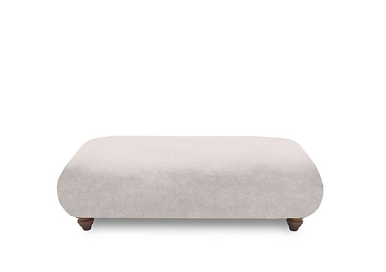 Boutique Collection - Blenheim Bench Stool - Darwin Silver with Walnut Feet