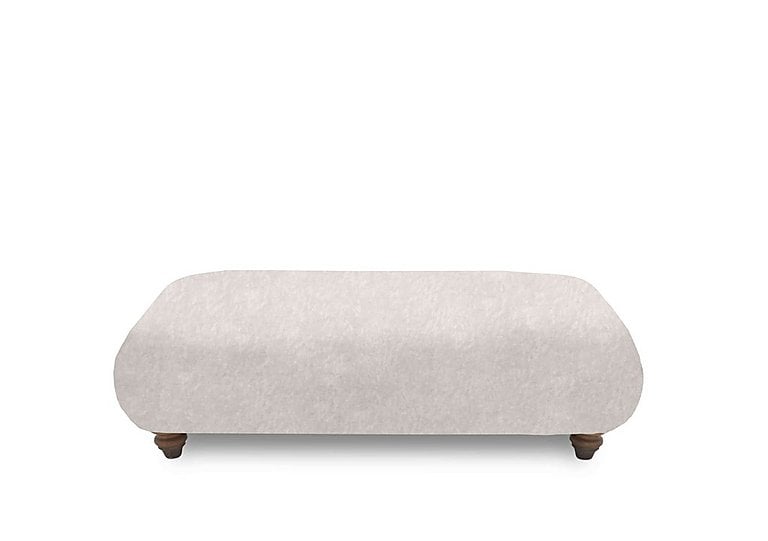 Boutique Collection - Blenheim Bench Stool - Savoy Ivory with Walnut Feet