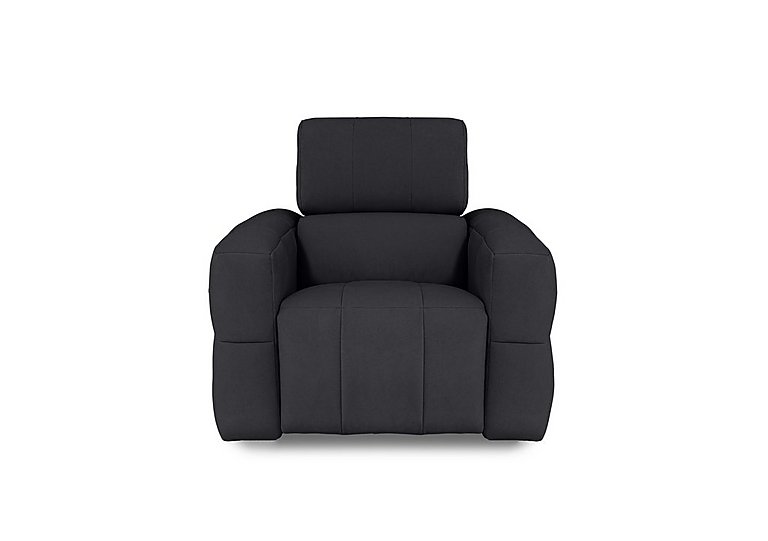 Cube Fabric Power Recliner Chair with Power Headrest | Bed Sava