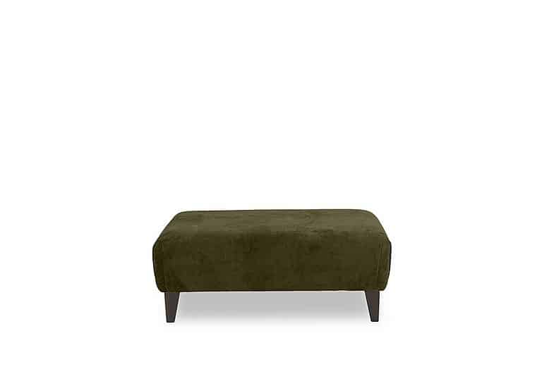Oh So Glam Farrah Large Footstool - Khaki