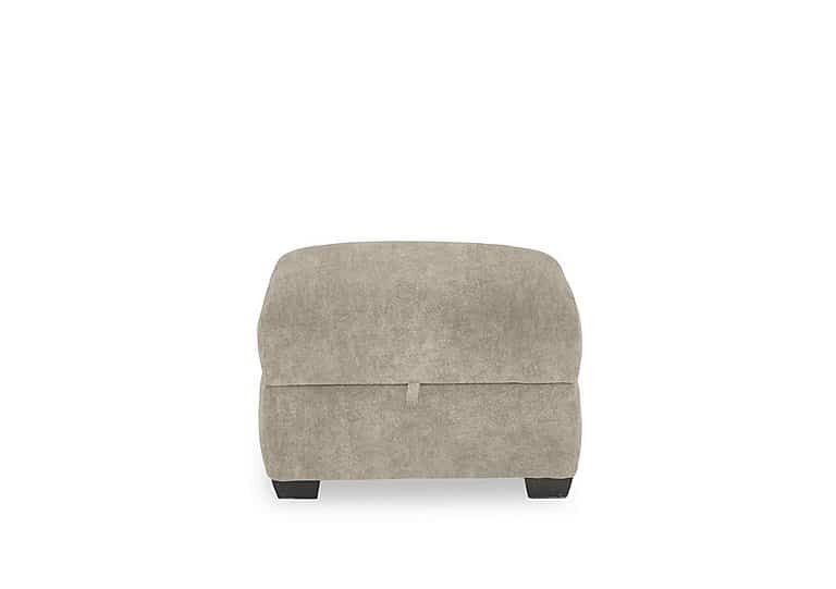 Flex Fabric Storage Footstool - Cream