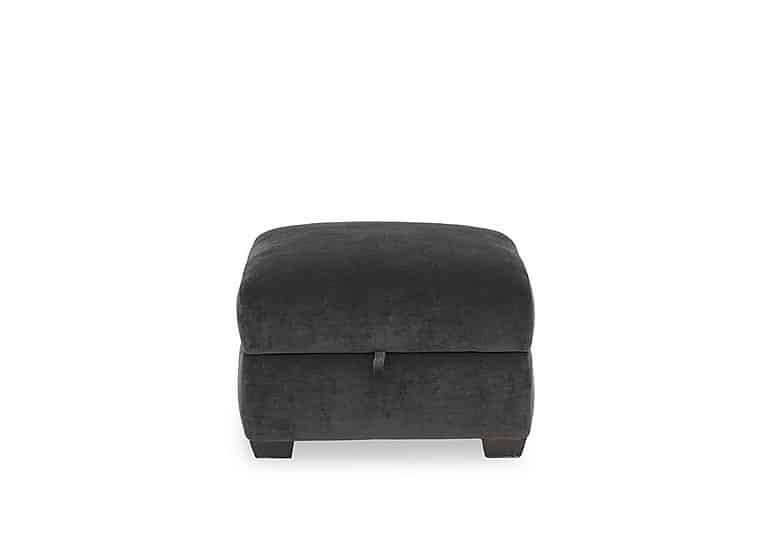 Flex Fabric Storage Footstool - Anthracite