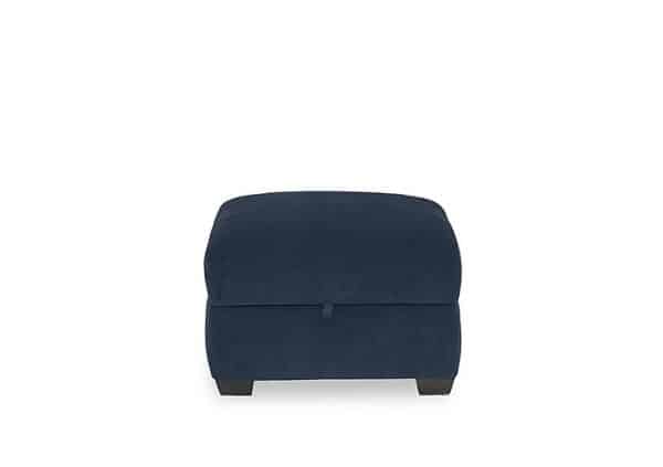 Flex Fabric Storage Footstool  Lake Green | Bed Sava