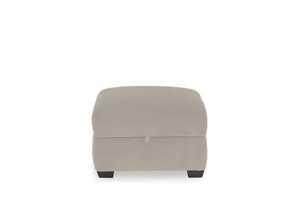 Flex Fabric Storage Footstool  R32 Light Khaki | Bed Sava