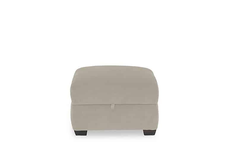 Flex Fabric Storage Footstool - R32 Light Khaki