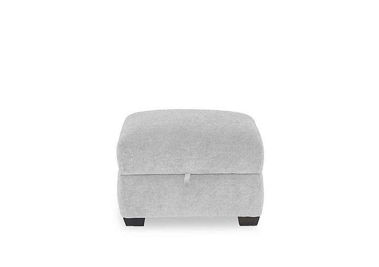 Flex Fabric Storage Footstool - Oyster