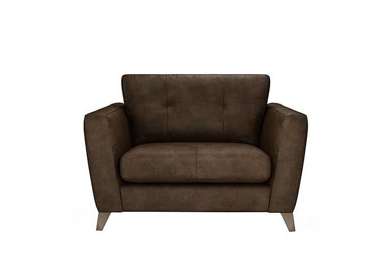 The Lounge Co. - Hermione Leather Snuggler - Bourbon