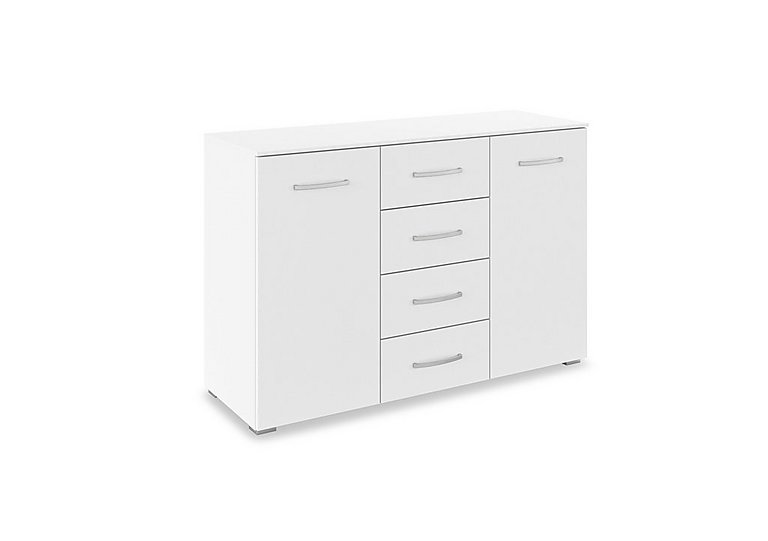 Rauch - Impulse 2 Door 4 Drawer Chest - Alpine White