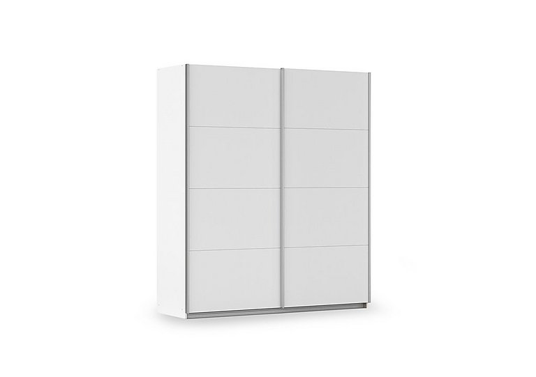 Rauch - Impulse 181cm 2 Door Décor Slider Wardrobe - Alpine White