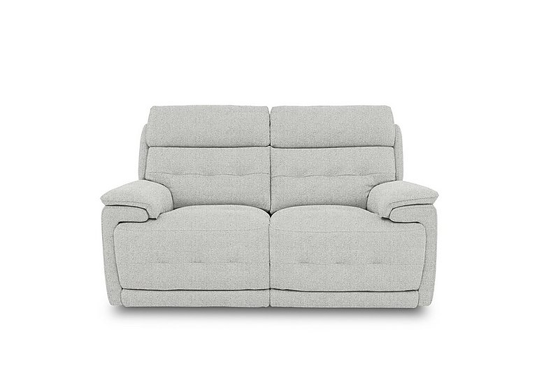 Brescia Fabric 2 Seater Power Recliner Sofa with Power Headrests - Oyster