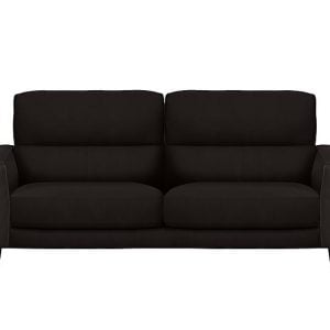 Axel 3 Seater BV Leather Sofa  Dark Chocolate | Bed Sava