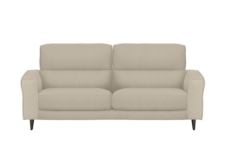 Axel 3 Seater BV Leather Sofa - Dapple Grey