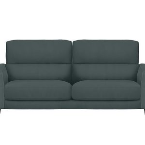 Axel 3 Seater BV Leather Sofa  BV Lake Green | Bed Sava