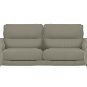 Axel 3 Seater BV Leather Sofa  BV Taupe | Bed Sava