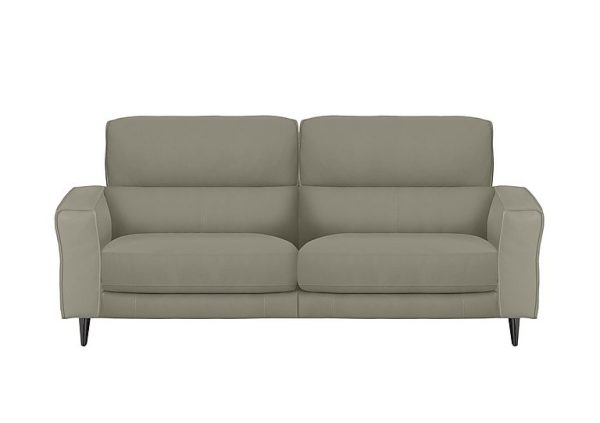 Axel 3 Seater BV Leather Power Recliner Sofa  BV Taupe | Bed Sava