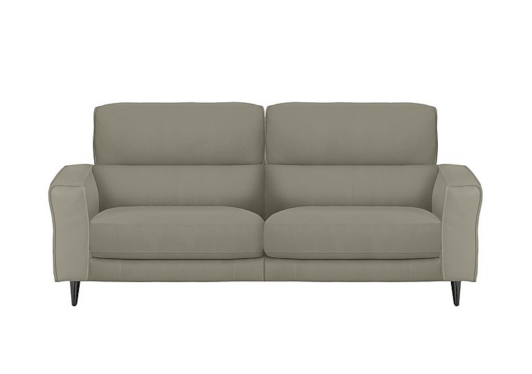 Axel 3 Seater BV Leather Power Recliner Sofa - BV Taupe