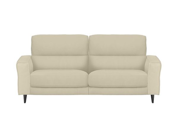 Axel 3 Seater BV Leather Power Recliner Sofa  BV Bisque | Bed Sava
