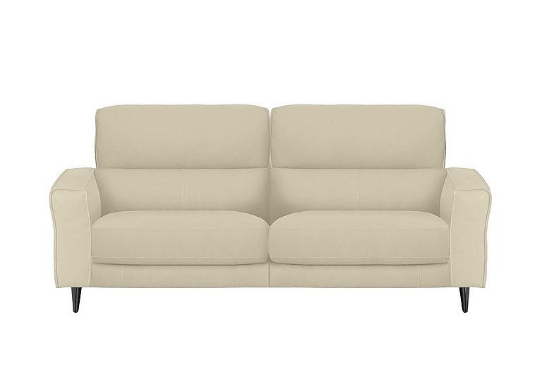 Axel 3 Seater BV Leather Power Recliner Sofa - BV Bisque