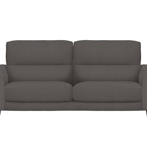 Axel 3 Seater BV Leather Sofa  BV Elephant | Bed Sava
